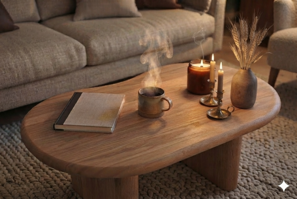 How to Style a Coffee Table: Harvest Theme