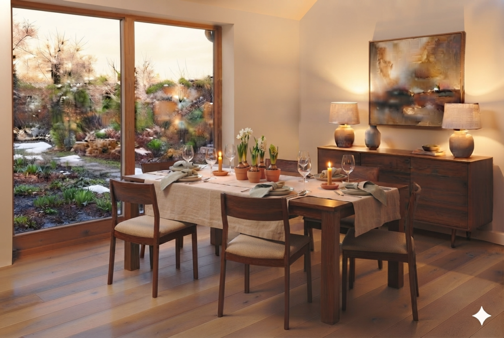 March Winter Table Setting Idea (Early Spring Table Setting)