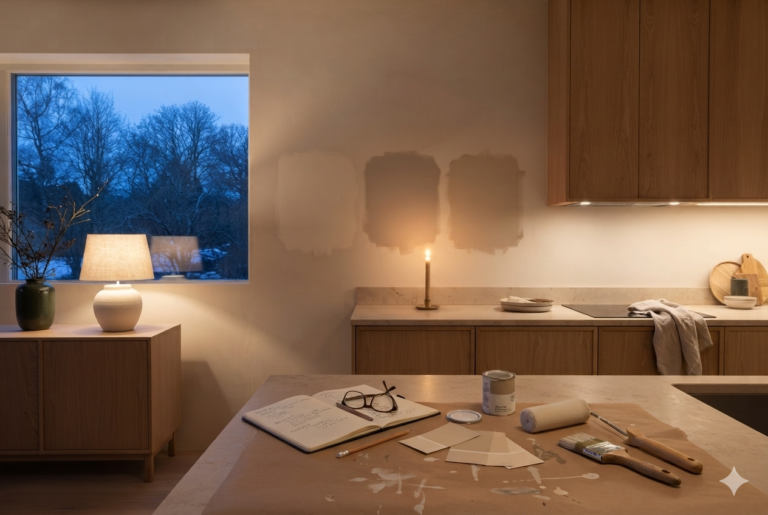 Warm Neutral Paint Colors for a Hygge Home in Winter